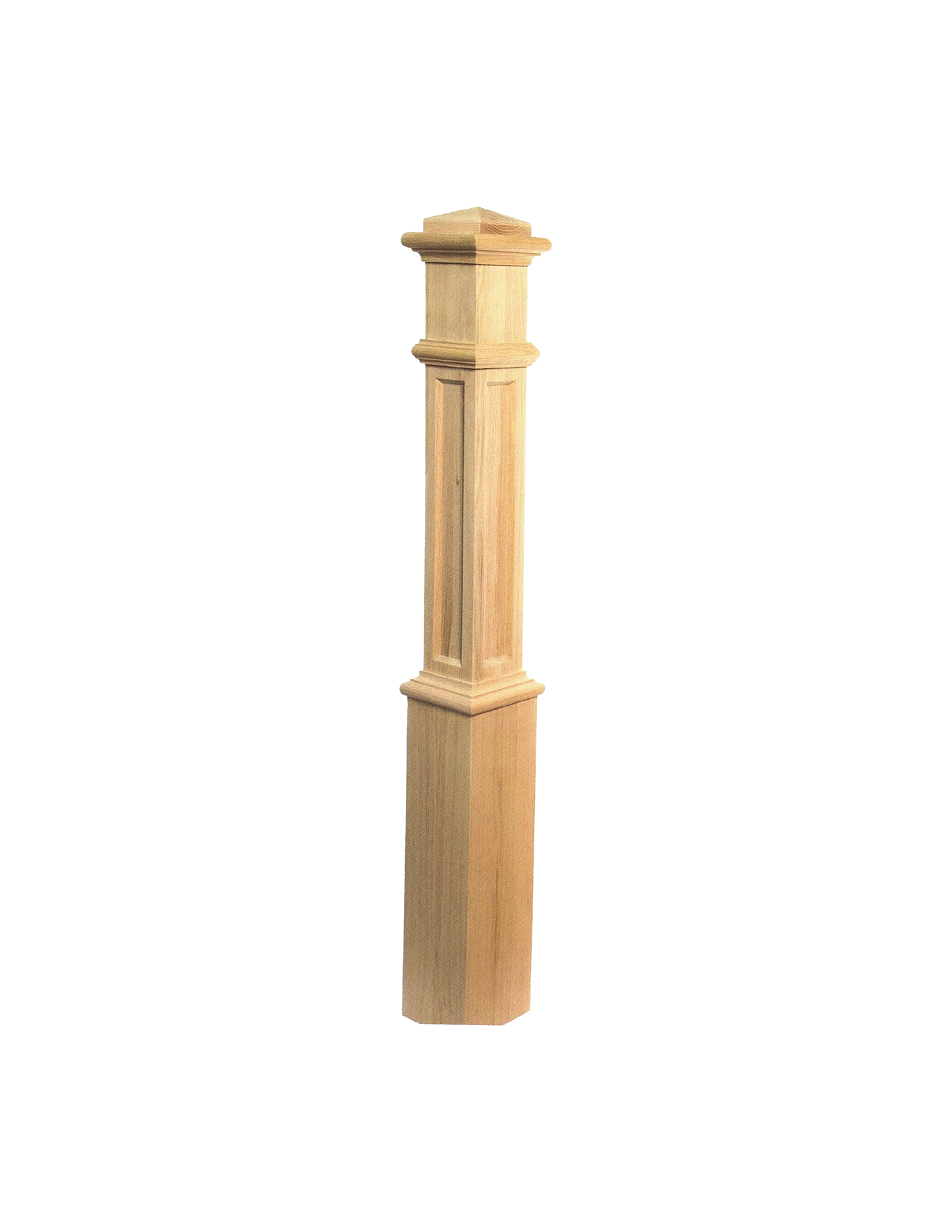 Red Oak Box Newel 6 1/4"x55" - BNWRO6291RC61455