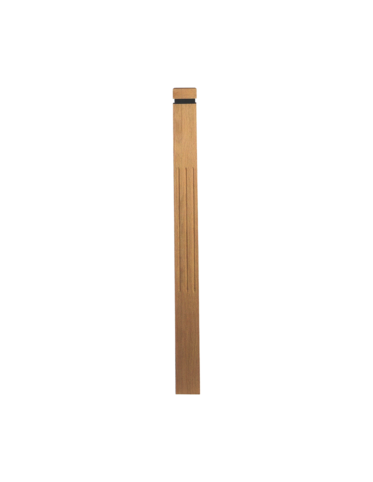 Red Oak Post with Ring 3 1/2"x48" - PRO126331248 (ring)