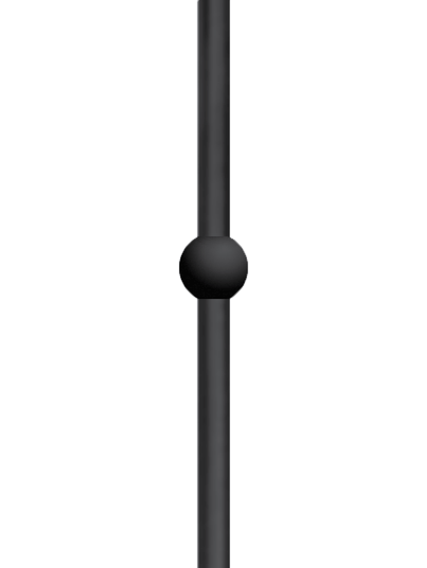 9/16" Round Powder Coated Baluster - TW2SIPTMBALL2
