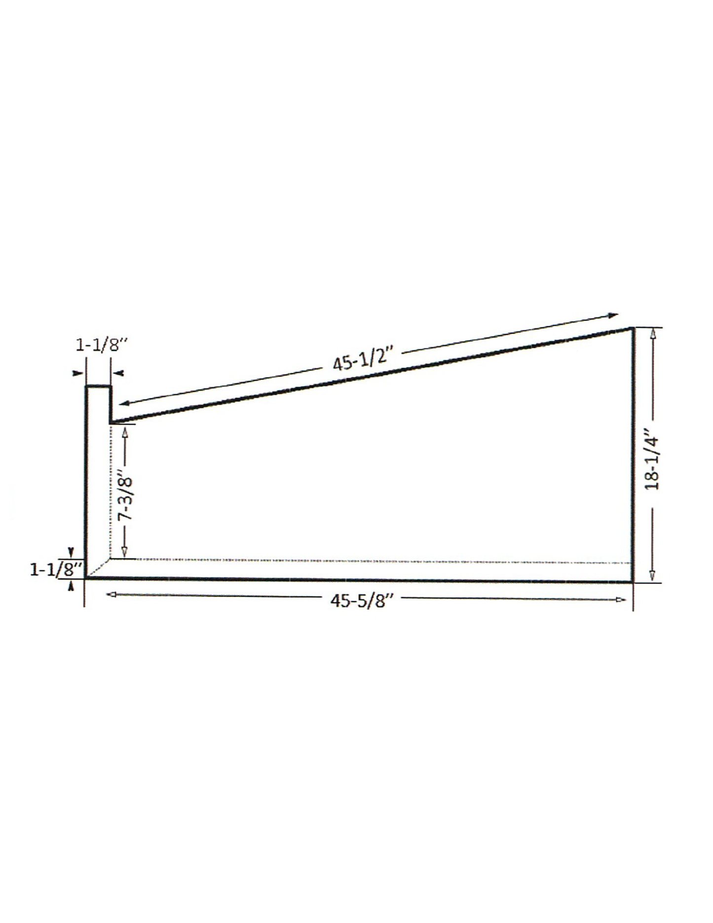 Stair Treads - Pie Shape