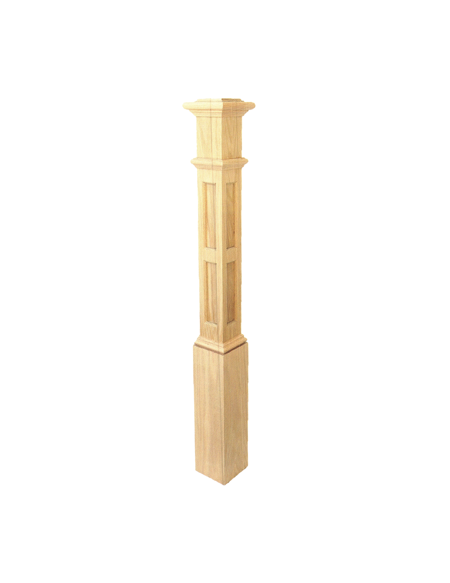 Red Oak Box Newel 5 3/4"x53" - BNWRO509753453
