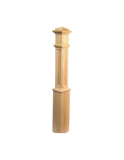 Red Oak Box Newel 6 1/4"x55" - BNWRO6291RC61455