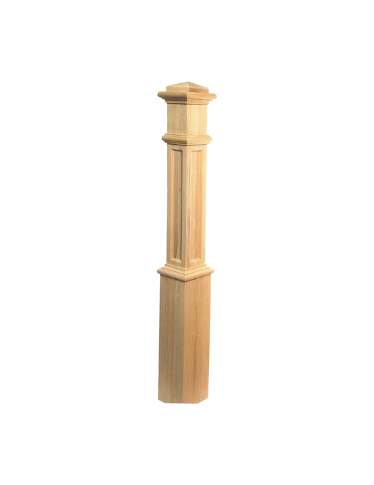 Red Oak Box Newel 6 1/4"x55" - BNWRO6291RC61455