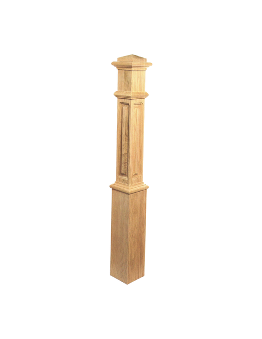 Red Oak Box Newel 6 1/4"x55" - BNWRO6291RP61455