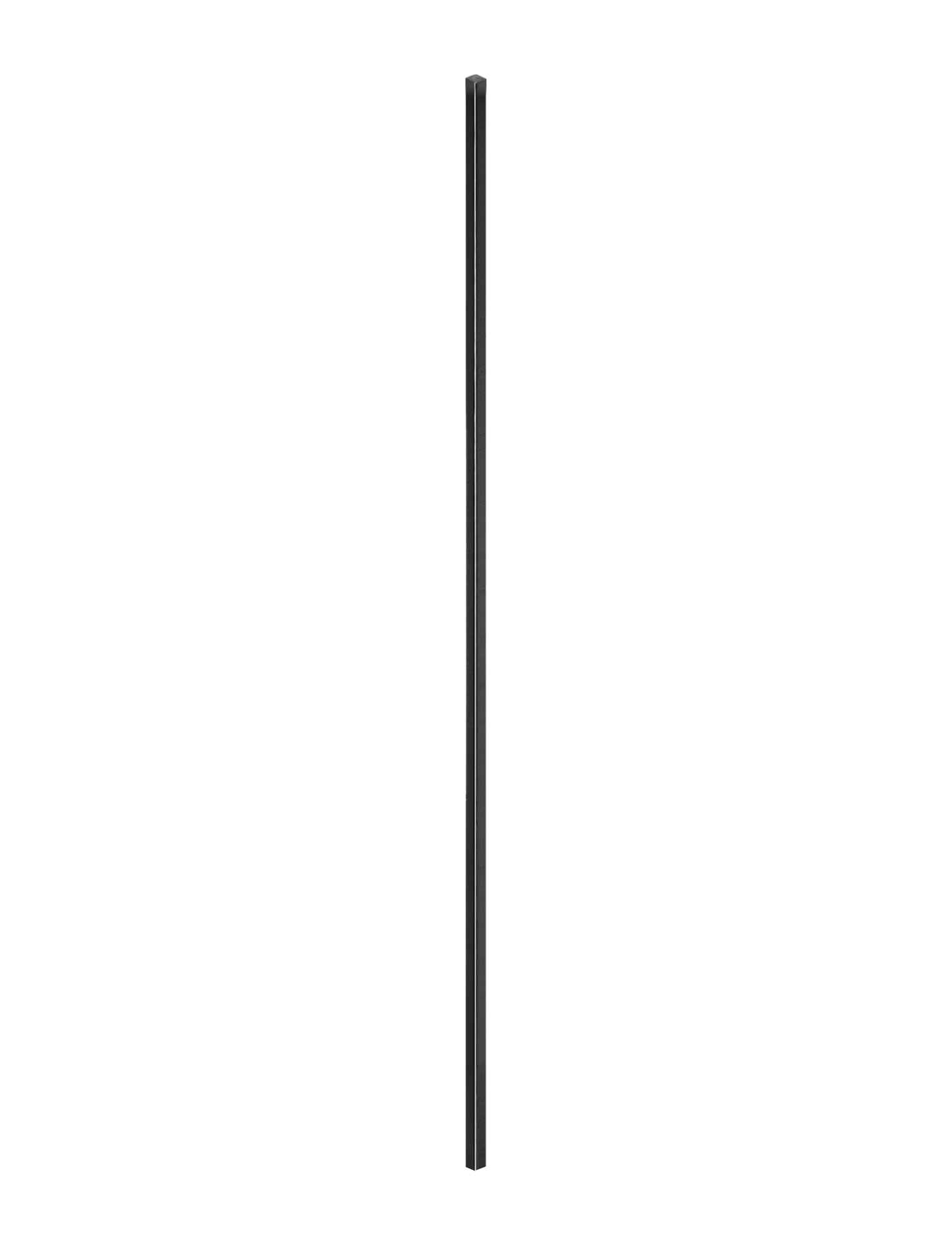 1/2" Drilled and Tapped Solid Square Baluster - DTSSPL36