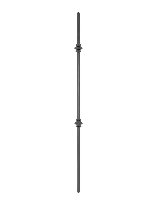 1/2" Drilled and Tapped Solid Square Baluster - DTSSPL683D36