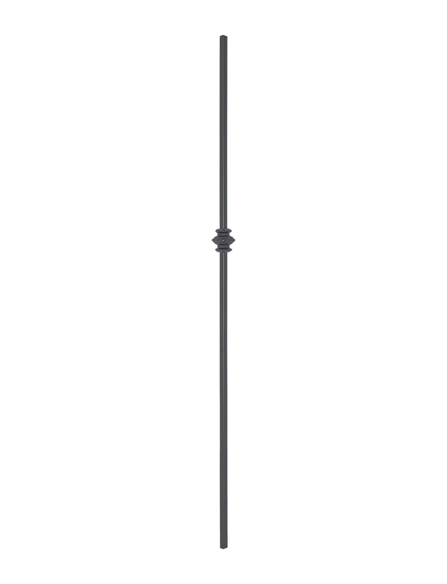 1/2" Drilled and Tapped Solid Square Baluster - DTSSPL683S36 single