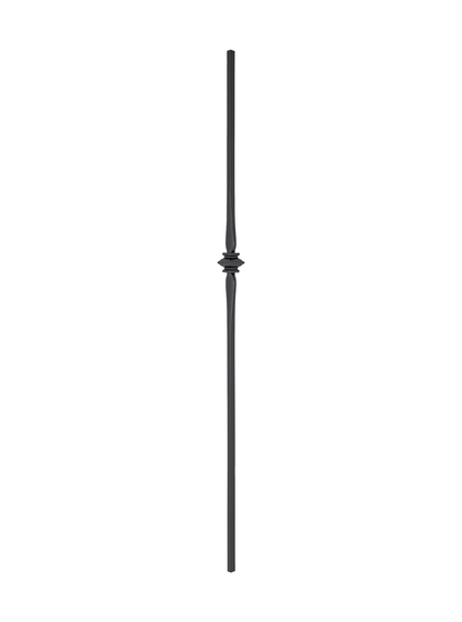 1/2" Drilled and Tapped Tubular Square Baluster - DTTSPTL131S36