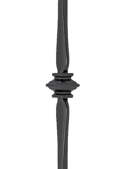 1/2" Drilled and Tapped Tubular Square Baluster - DTTSPTL131S36