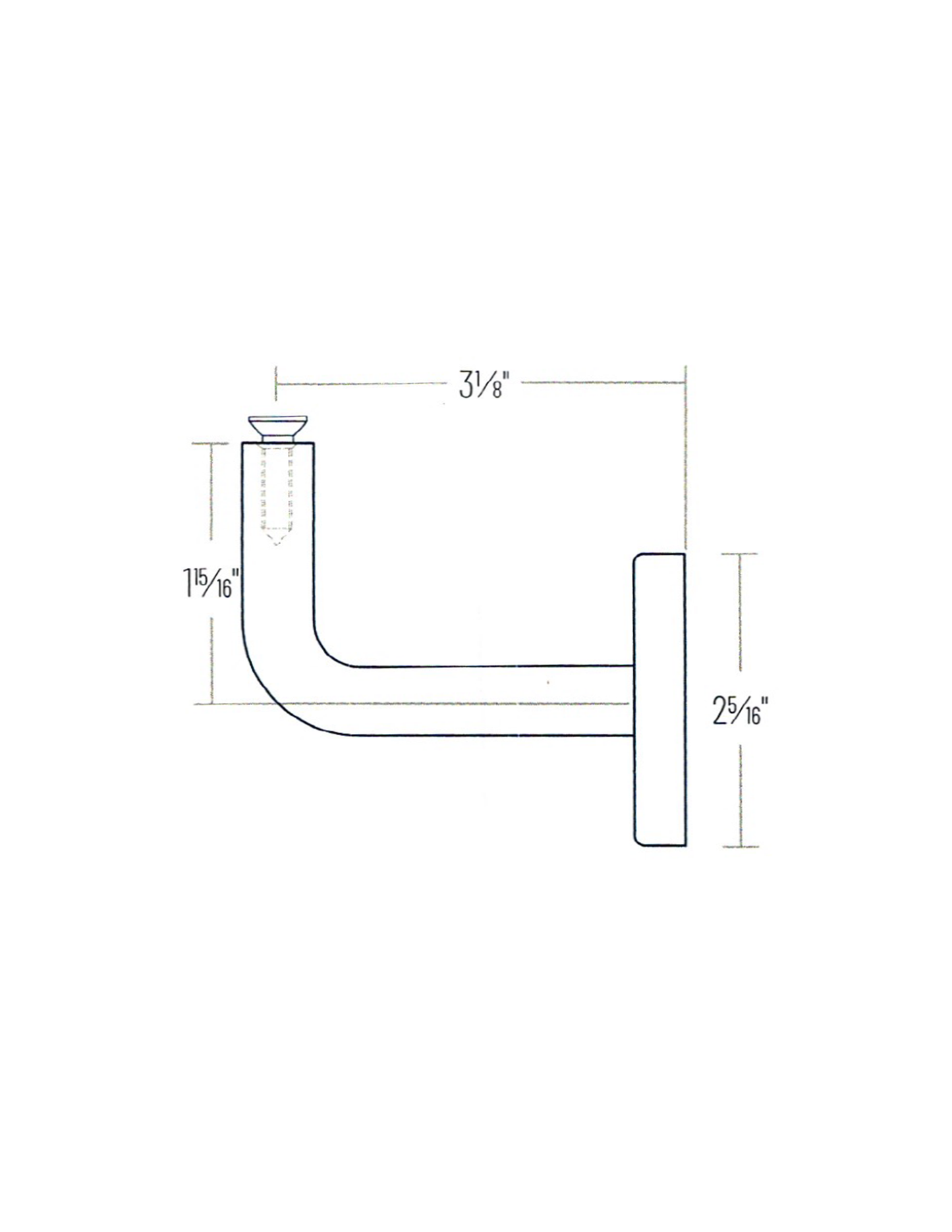 Handrail Bracket - HB3HC
