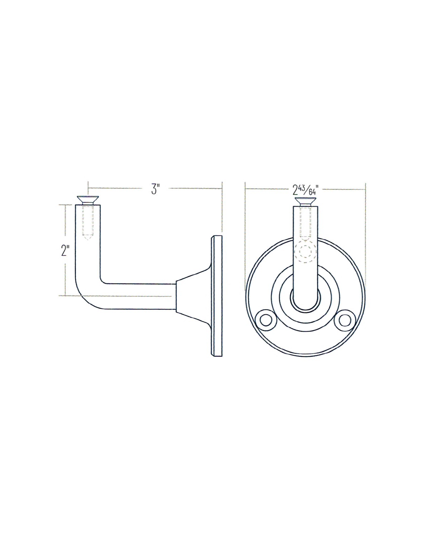 Handrail Bracket - HB3H