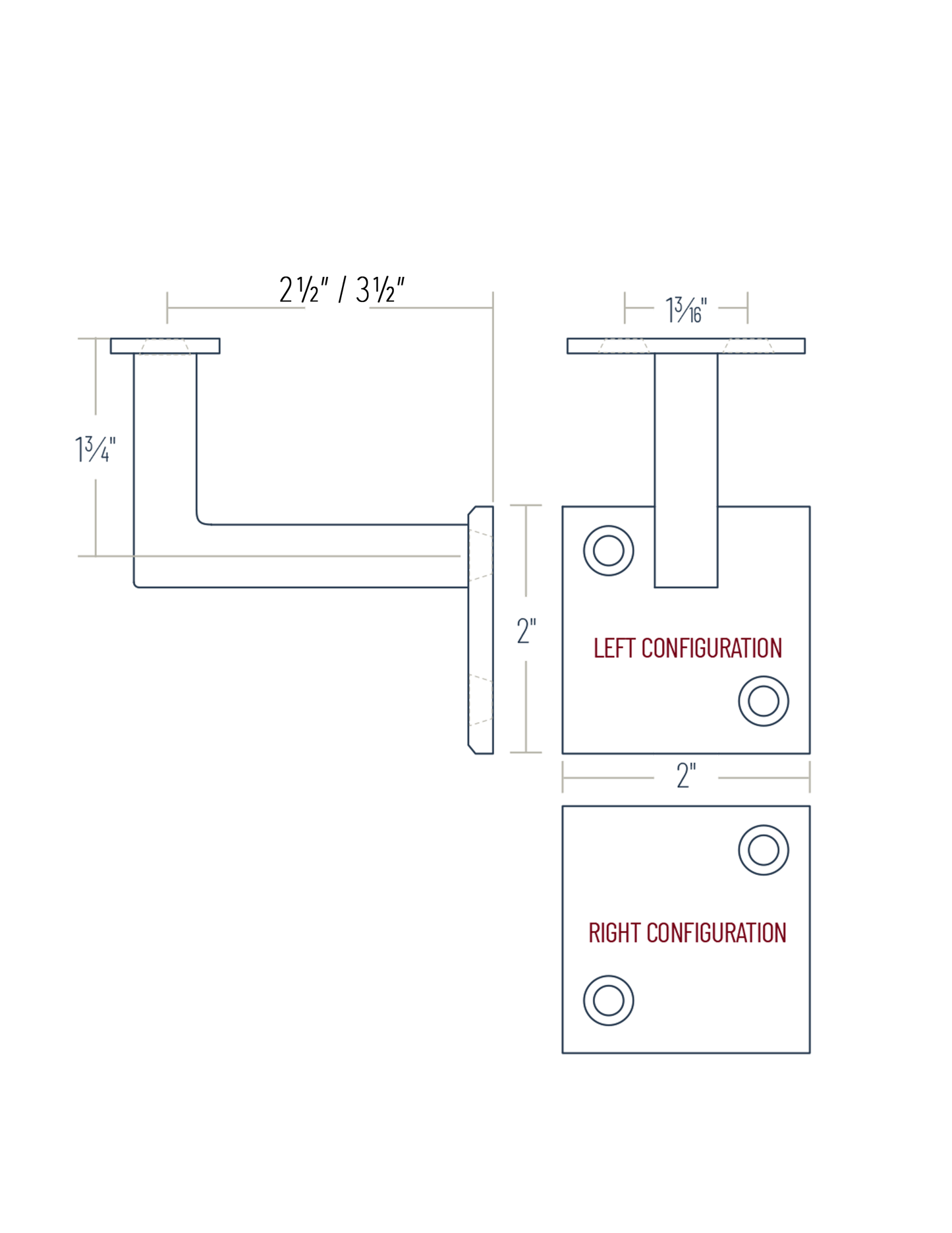 Handrail Bracket - HBDH