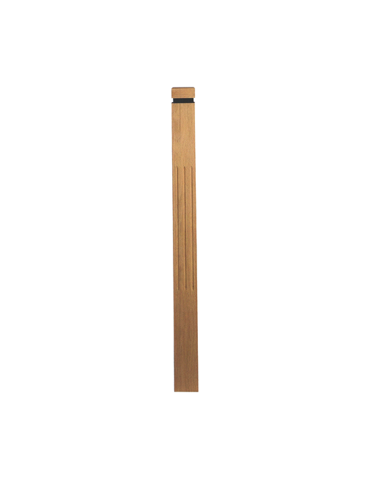 Red Oak Post with Ring 3 1/2"x48" - PRO126331248 (ring)