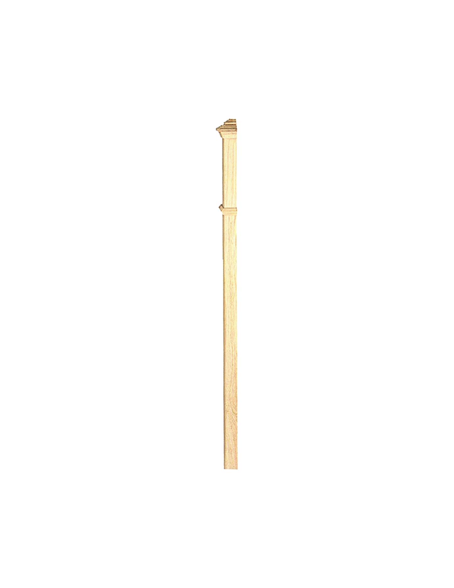 Red Oak Half Post 3 1/2" - PROF0312 (half)