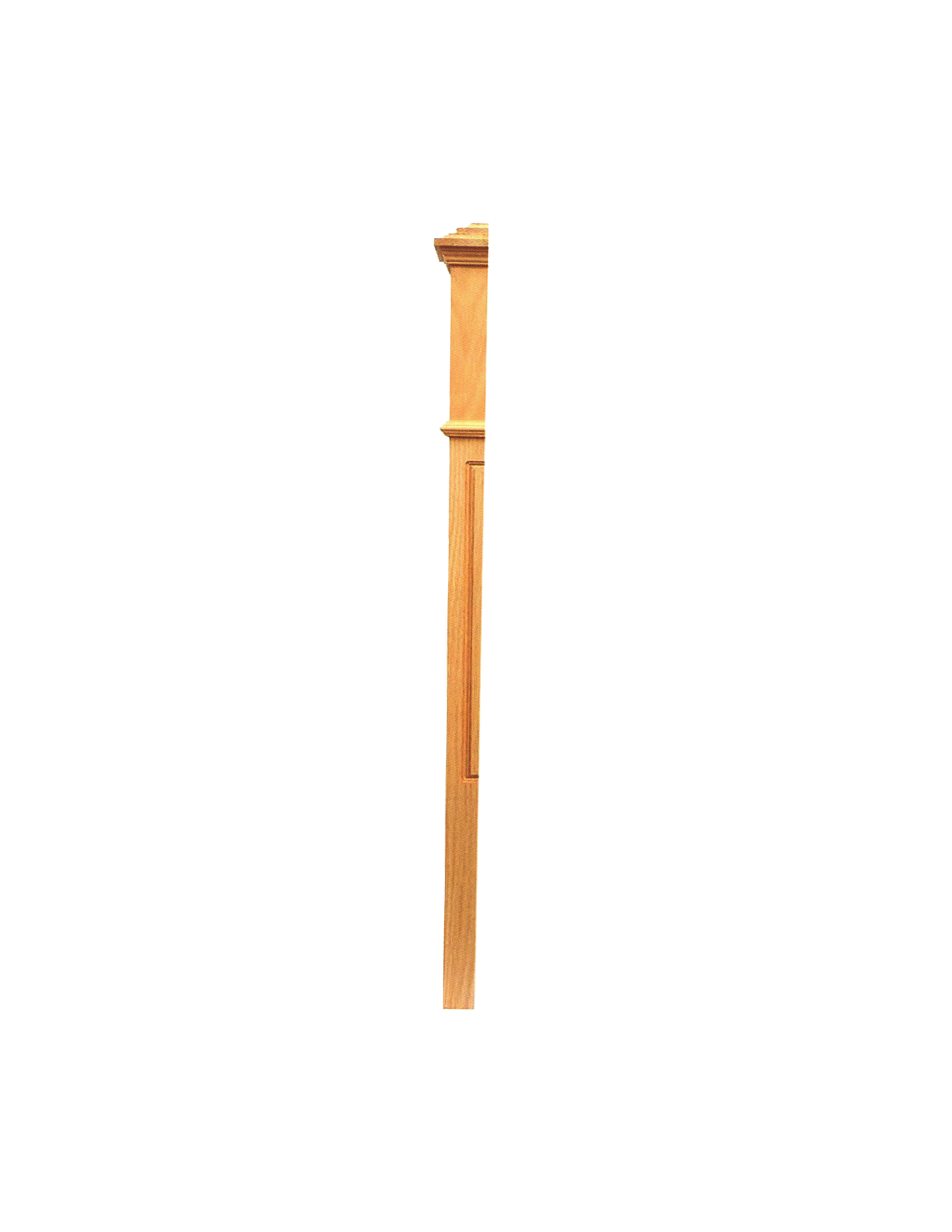 Red Oak Half Post 3 1/2"x48" - PROF731248 (half)