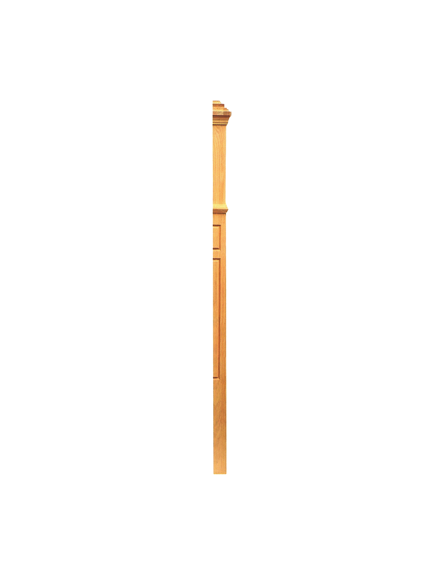 Red Oak Half Post 3 1/2"x48 - PROF831248 (half)