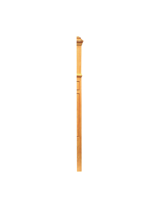 Red Oak Half Post 3 1/2"x48 - PROF831248 (half)