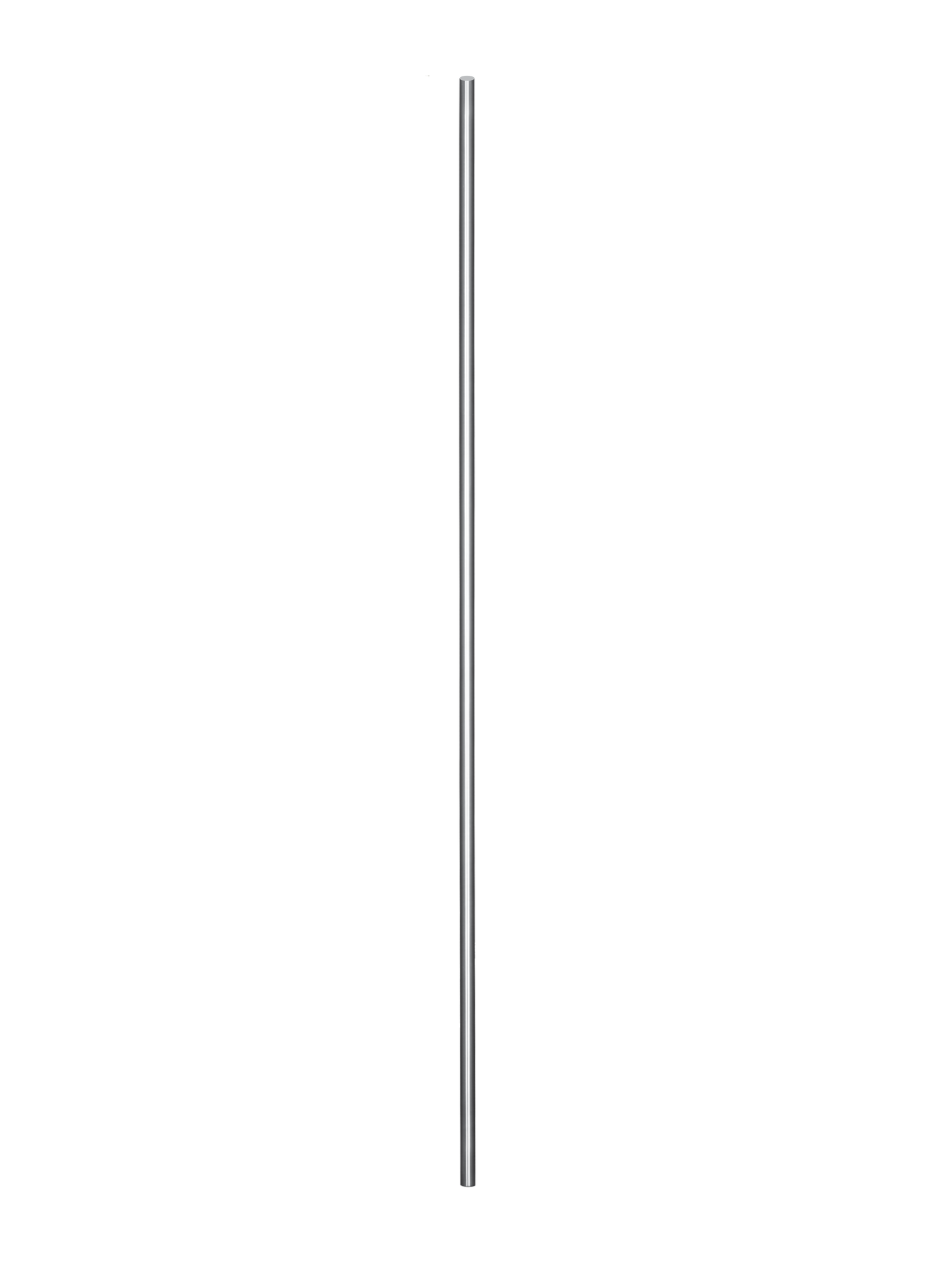Stainless Steel Solid Round Baluster - SSSSSBCRYPLAIN