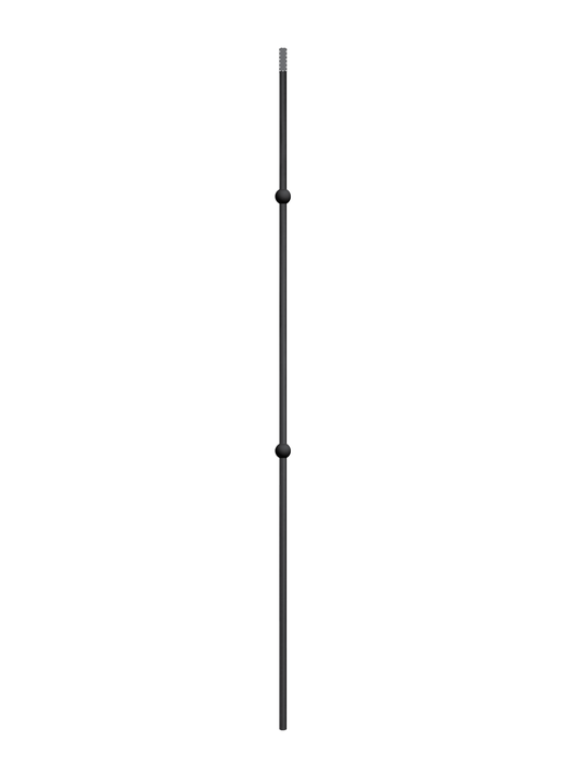 9/16" Round Powder Coated Baluster - TW2SIPTMBALL2
