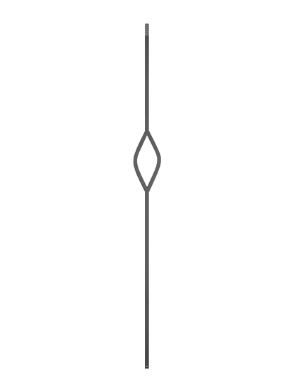 1/2" Powder Coated Baluster - TW2SIPTMOVAL1